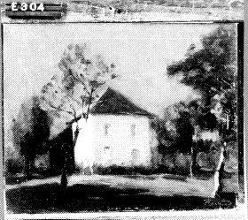 Wit huis bij maanlicht St. Alban de Montbel, 1907, François Cachoud