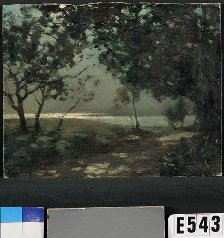 Le chemin du Lac, nuit de Septembre, 1907, François Cachoud