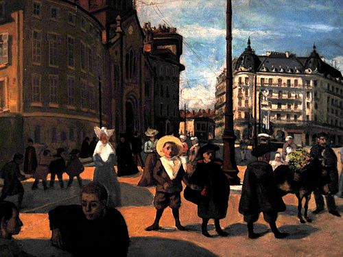 La place Notre-Dame, Grenoble, 1900, 1900, François Joseph Girot