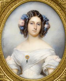 Clémentine d'Orléans (1817-1907), duchesse de Saxe-Cobourg-Gotha, 1850, François Meuret
