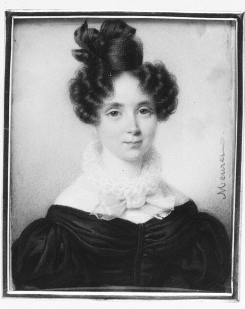 Portrait of a Woman, Said to Be Marie de Mautesson, 1830, François Meuret