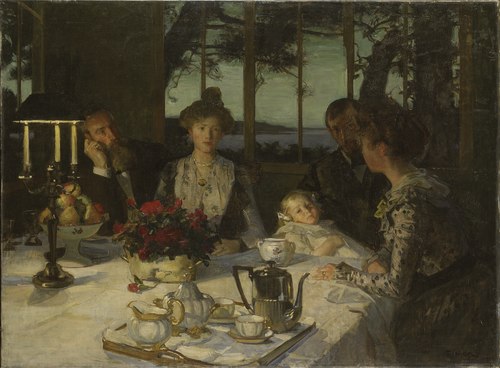Talking in the Twilight, , Lucien Simon