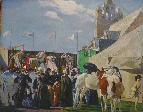 La Parade de foire, 1919, Lucien Simon