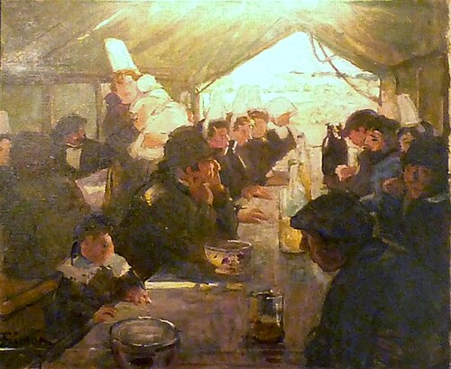 Jour de baptême en pays bigouden, 1945, Lucien Simon