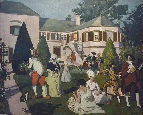 Soirée costumée au sémaphore, 1928, Lucien Simon
