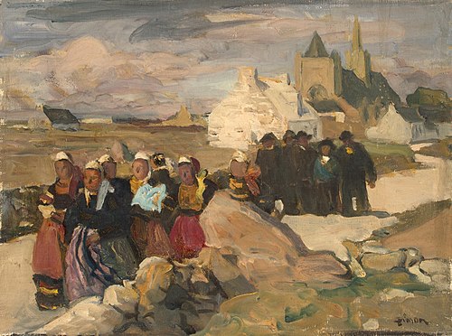 Bretons, 1907, Lucien Simon