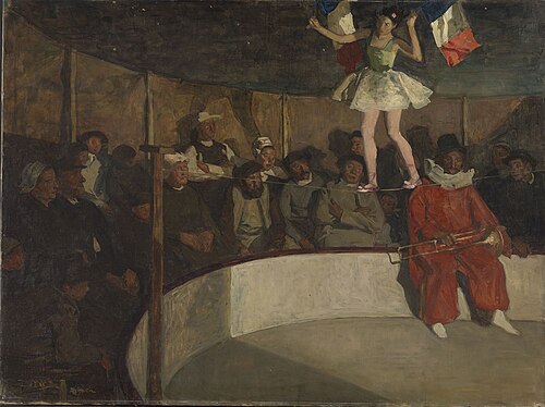Cirque forain, Finistère, 1900, Lucien Simon