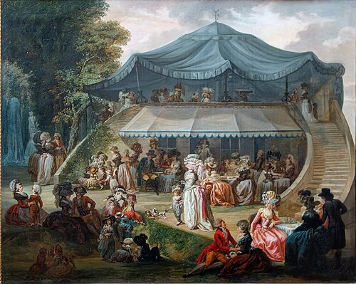 Une fête au Colisée, 1787, François Watteau