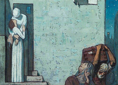 Sketch for 'The Farewell', , Frederic Cayley Robinson