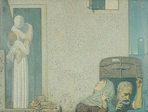 The Farewell, 1907, Frederic Cayley Robinson