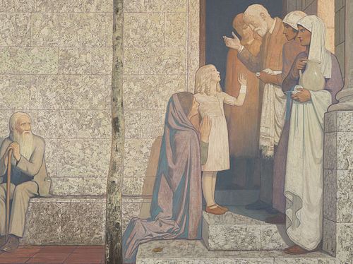 Acts of Mercy, 1915, Frederic Cayley Robinson
