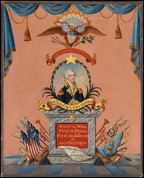 The American Star (George Washington), 1803, Frederick Kemmelmeyer