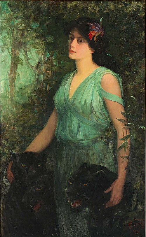 The Black Orchid, 1907, Frederick Stuart Church