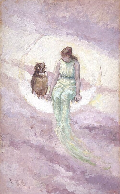 La Fille de la sorcière, 1881, Frederick Stuart Church
