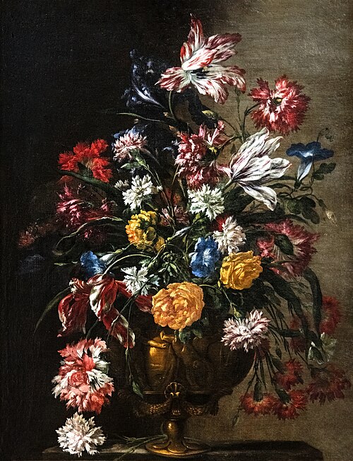 Fleurs dans un vase, 1664, Jean-Baptiste Monnoyer