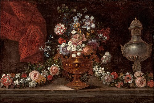 Nature morte de fleurs, , Jean-Baptiste Monnoyer