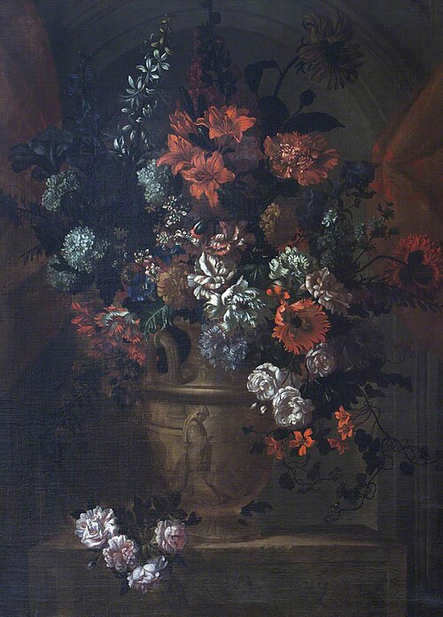 A Flowerpiece, 1666, Jean-Baptiste Monnoyer