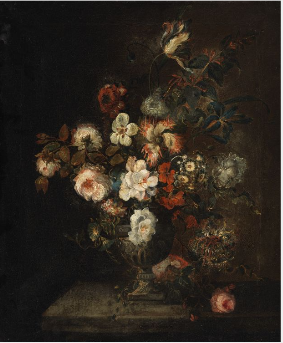 A Flower-piece, , Jean-Baptiste Monnoyer