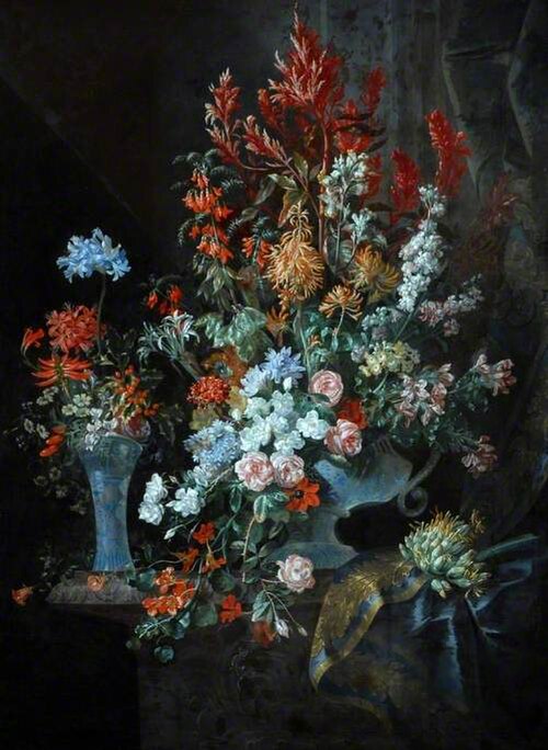 Two Vases of Flowers, , Jean-Baptiste Monnoyer
