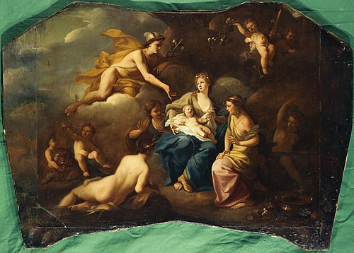 La Naissance de Bacchus, 1720, Pierre-Jacques Cazes