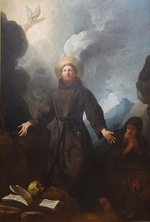 Saint François recevant les stigmates, , Pierre-Jacques Cazes