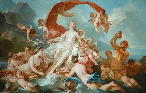 La naissance de Vénus, 1727, Pierre-Jacques Cazes