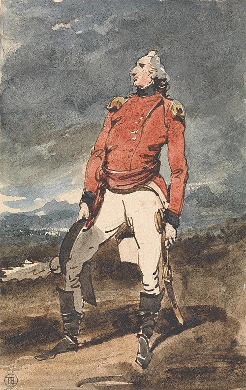 Study for the Portrait of a Military Officer, , George Chinnery