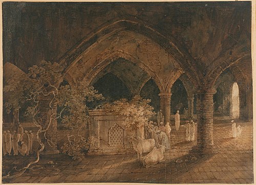 An Indian Tomb, , George Chinnery