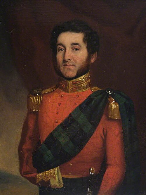 W. H. Wardell of The 93rd Highlanders, , George Chinnery