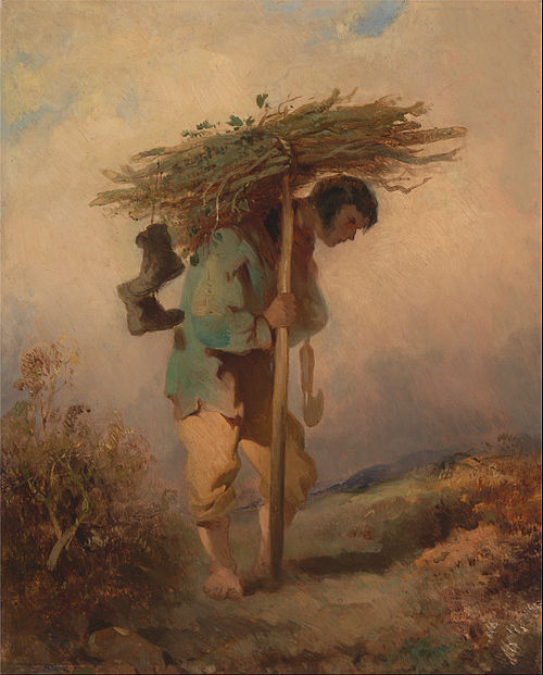A Man Carrying Faggot, 1799, George Chinnery