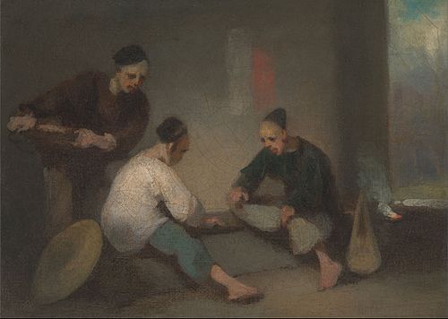 Chinese Gambler, 1840, George Chinnery