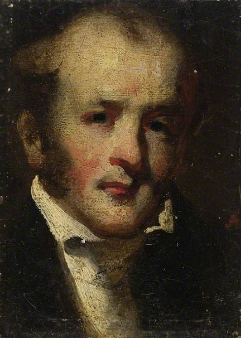 Head and shoulders of a man, , George Chinnery