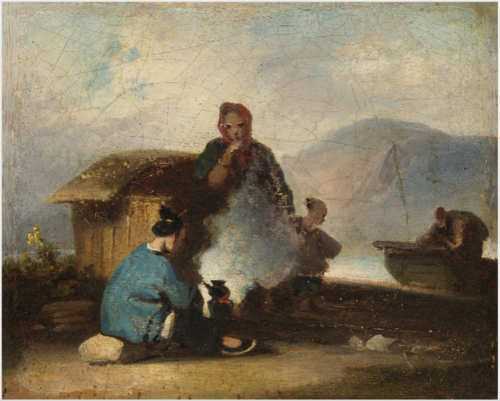 Chinese Scene, Women Making Tea, , George Chinnery