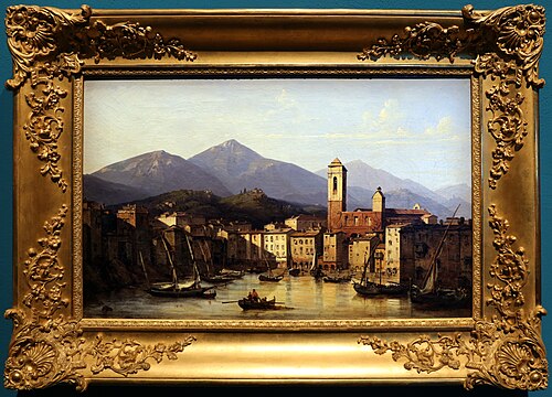 Vue du Vieux Port de Bastia, 1839, Frédéric Bourgeois de Mercey