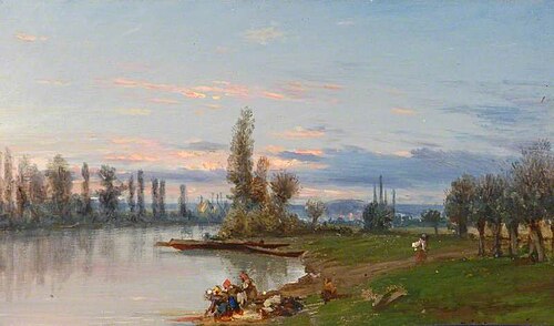 The Banks of the Seine near Roche-Guyon, France, , Frédéric Legrip