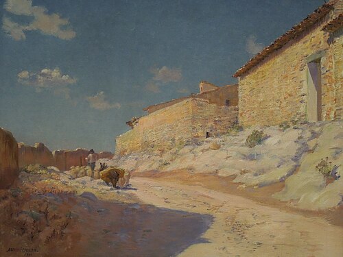 Vieux village provençal, 1909, Frédéric Montenard