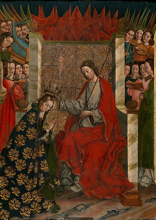 The Coronation of the Virgin, 1490, Maestro de las Once Mil Vírgenes
