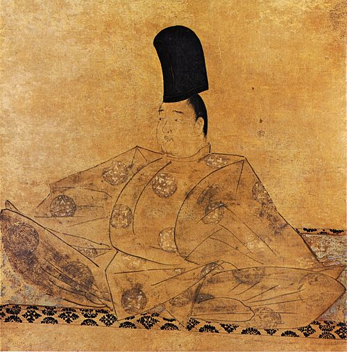 Portrait of Emperor Go-Toba, 1221, Fujiwara no Nobuzane