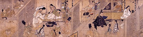 Histoire d'un peintre, 1400, Fujiwara no Nobuzane