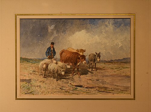 Retour du bétail (923.24.241), 1865, Félix Brissot de Warville