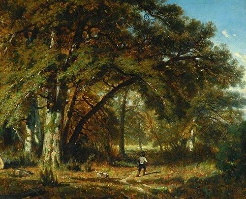 Landscape with Figures, 1846, Félix Brissot de Warville