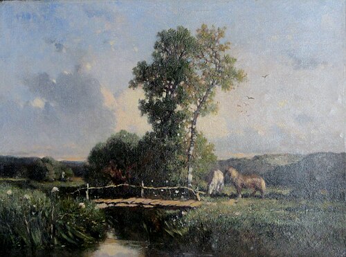 Puentecito de madera, 1892, Félix Brissot de Warville