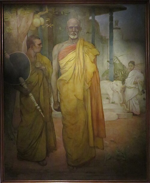 Bonzes de Colombo, 1877, Félix Régamey