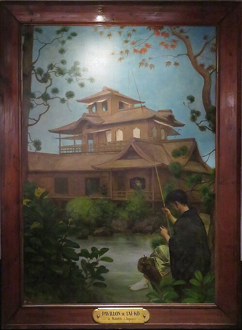Pavillon de Taïko à Kyoto, 1877, Félix Élie Régamey
