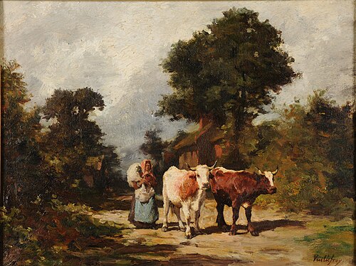 Le retour à la ferme, , Félix de Vuillefroy-Cassini