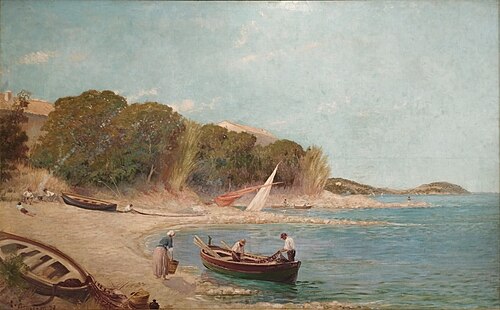 Bord de mer, 1897, Gabriel Amoretti