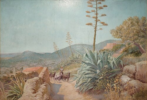 Vue du Castel Sainte- Claire, 1897, Gabriel Amoretti