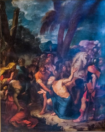 Saint André tressaillant de joie à la vue de son supplice, 1670, Gabriel Blanchard