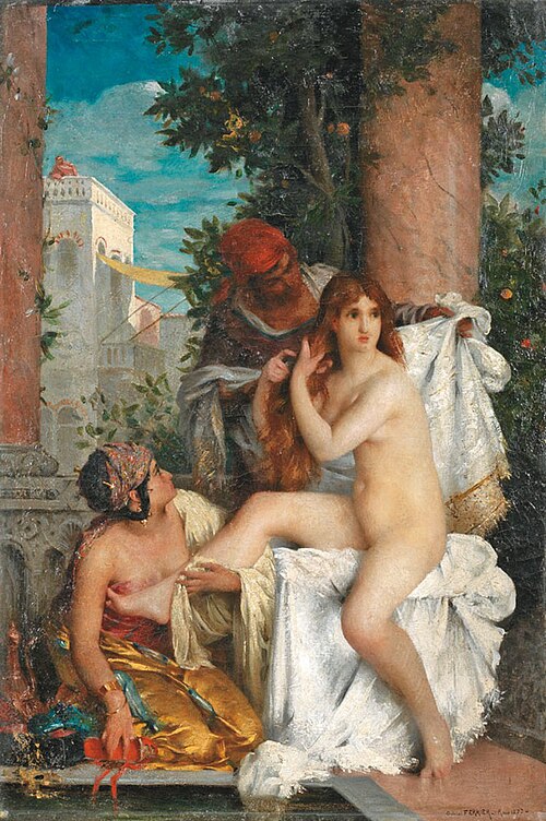 La toilette de la favorite, 1877, Gabriel Ferrier