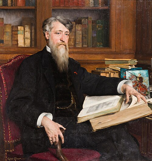 Portrait de Claudius Popelin, 1881, Gabriel Ferrier